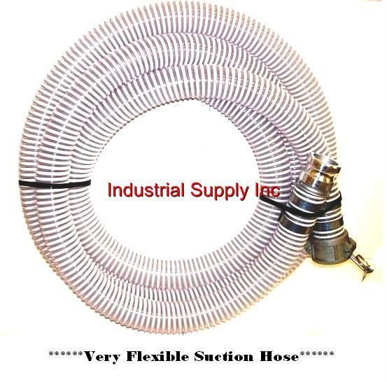 20ft Heavy Duty Trash Pump Water Suction Hose