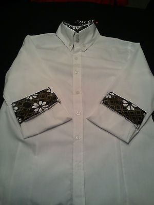 Casual Slim Dress Shirts Long Sleeve WHITE Paul Jones BRAND NEW TAGS