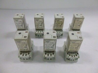 7X MIXED ALLEN BRADLEY 700 HA32A1 700 HA33A1 B 120V DPDT RELAY W