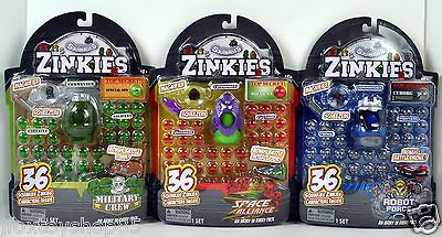 Squinkies Zinkies* ROBOT FORCE , MILITARY CREW & SPACE ALLIANCE