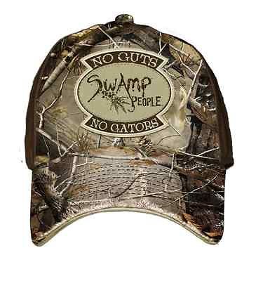 Swamp People No Guts No Gators Realtree Camo Baseball Hat Cap Troy