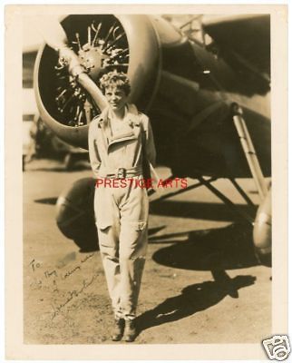 amelia earhart autograph