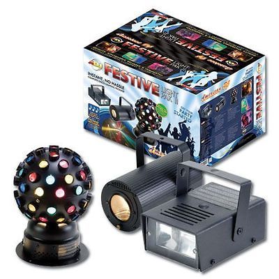 American DJ Festive Light Pack II Dance Light Package   New