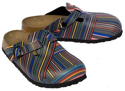 New Birkenstock Boston Multi Ladies 39 N 8 $95