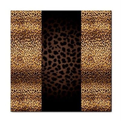 ANIMAL PRINT CERAMIC FEATURE TILE OR COASTER KITCHEN DINING BATHROOM