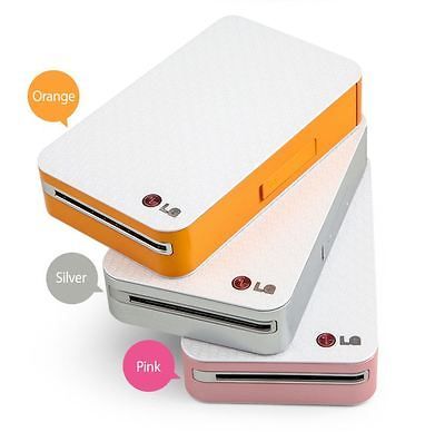 ] LG PD221 Pocket Photo ORANGE Mini Mobile Printer Android Smartphone