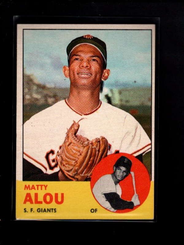 1963 TOPPS #128 MATTY ALOU EX MT B5107