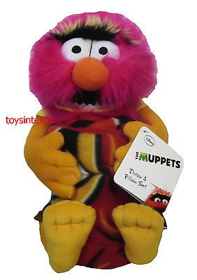 The Muppets ANIMAL Drummer Plush Doll 15 & Fleece Blanket Set