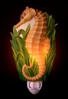 Seahorse Nightlight Ibis & Orchid Designs  Aquarium