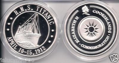 TITANIC~WORLD S LARGEST SHIP~APRIL 10 15,1912 SILVER COMMEMORATIVE