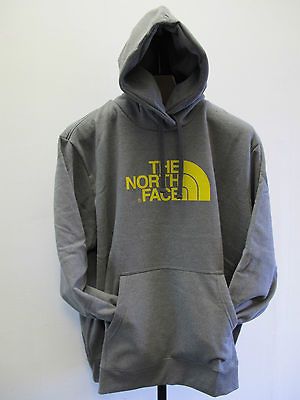 NEW MENS NORTH FACE HALF DOME HOODIE~ AAZZ~ PERFECT SOFT HOODIE~ GREY