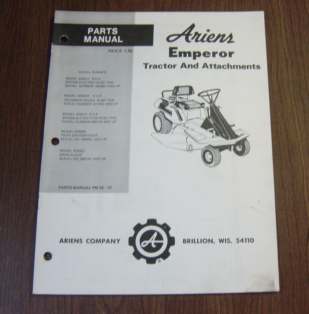 ariens riding mower