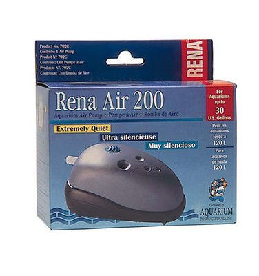 Aquarium Pharmaceutical s   Rena Air 200 Pump   30 Gallon