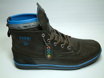 Coogi Mens Duki Hi   Lit Boots Grey/Blue   NEW