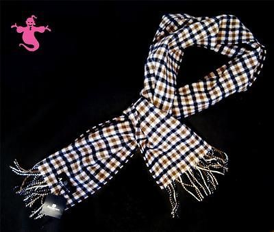 Unisex Mens Womens Aquascutum Scarf Scarves Xmas Checked BNWT