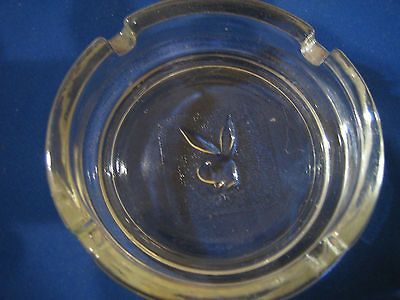 OLD PLAYBOY CASINO     GLASS ASHTRAY(ATLANTIC CITY)