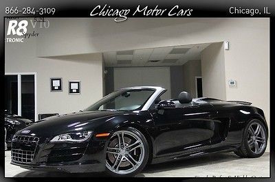 Audi  R8 2dr Converti 2011 AUDI R8 5.2L SPYDER R TRONIC $180K LIST