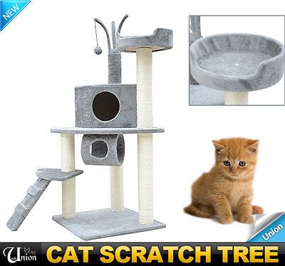 Newly listed New 42“ Pet Furniture Cat Scratcher Tree Condo House