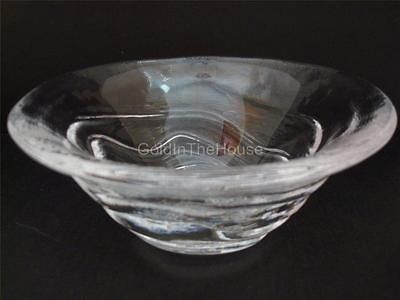 Dramatic Handblown SIMON PEARCE Thetford #1245 Dessert Bowl