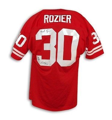 Mike Rozier Signed Autographed Jersey Nebraska Cornhuskers