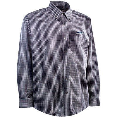 Antigua Mens Seattle Seahawks Esteem Button Down Shirt