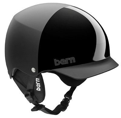 2013 Bern Baker All Black Everything w/ Cordova Liner Winter Hardhat