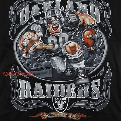 Raiders Running Back T Shirt Black NFL Oakland Football BABA