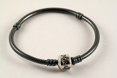 AUTHENTIC PANDORA OXIDIZED STERLING SILVER BRACELET 925 ALE 6.7 OR