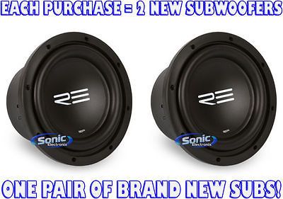 Audio RFX8D4 8 4 ohm RFX Power Car Subwoofers/Sub Woofers (380W Pair