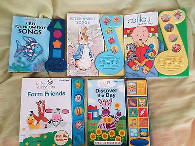 Baby Einstein Caillou Peter Rabbit 4 Books See Photos for Titles