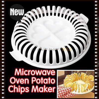 DIY Oil Free Healthy Microwave Oven Fat Free Potato Chips Maker Home