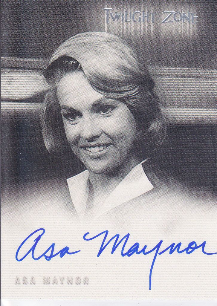 TWILIGHT ZONE SHADOWS SUBSTANCE ASA MAYNOR AS THE STEWARDESS AUTOGRAPH