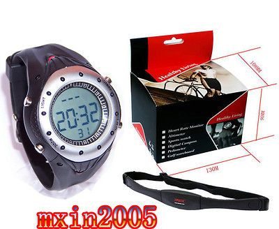 Heart Rate Monitor Watch Diving 30M Resistant Chest Belt waterProof