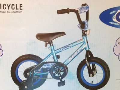 Boys Blue Cobra 12 inch Bike First Bike ages 3 6