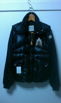 MONCLER pour BALENCIAGA__Bl ack Down Jacket__size 48