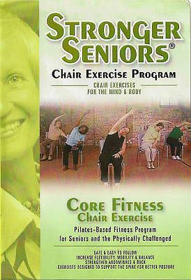 STRONGER SENIORS CORE FITNESS CHAIR EXERCISE   NEW DVD