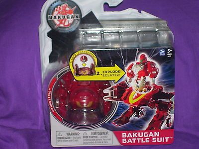 BAKUGAN Mechtanium Surge Red Pyrus COMBUSTOID Battle Suit 210g