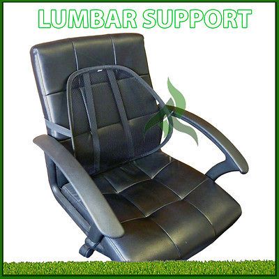 NEW LUMBAR BACK SUPPORT CAR CUSHION MASSAGE OFFICE CHAIR VAN COMFORT