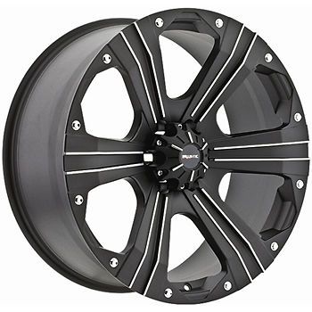 18x9 Black Ballistic Outlaw Wheels 6x135  12 Lifted FORD F 150