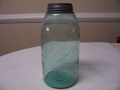 Roman Numberal # X111(13) 1/2 Gallon Ball Mason Jar w/ #13 Zinc Lid