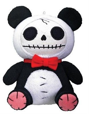 Bones Furrybones Panda Bear Skeleton Small Skull Plush Stuffed Animal