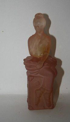 Vintage AVON Pink Glass Bottle PRIMA BALLERINA Cologne