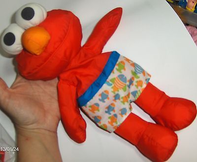 Street Muppets Toy Plush Elmo Water Pal Bath Tub Pool 12 Soft Doll