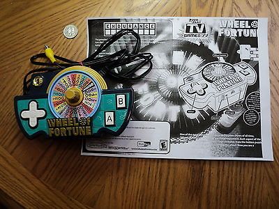 Of Fortune Hand Held Electronic TV Game w/ Instructions & Batteries