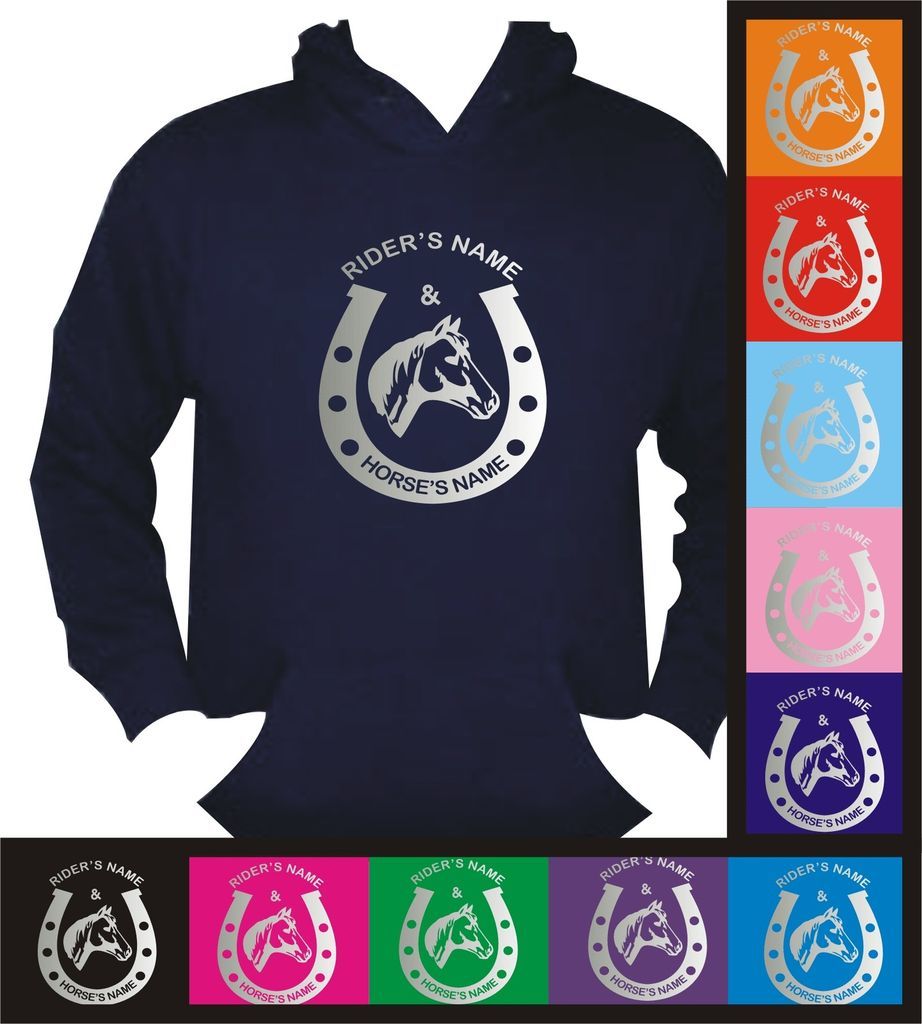 CHILDRENS PERSONALISED HORSE PONY RIDING CLOTHES ANY KIDS SIZE COLOUR
