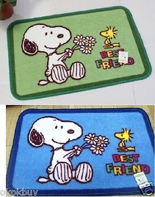 light Snoopy penaut door Bathroom Shower Cover Mat Rug Carpet NON slip