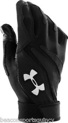 Armour Mens Clean Up IV Batting Gloves  BLACK 1229408