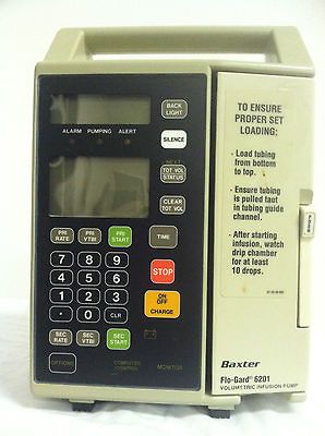 Baxter Flo Gard 6201   Volumetric Infusion Pump