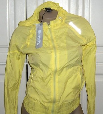 B7 Womens Bench rain Jacket coat Yellow small = UK 10 or US 6 BNWT