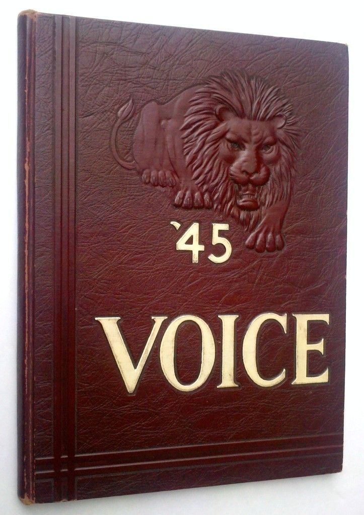 1945 Bassick High School Yearbook Annual Bridgeport Connecticut CT